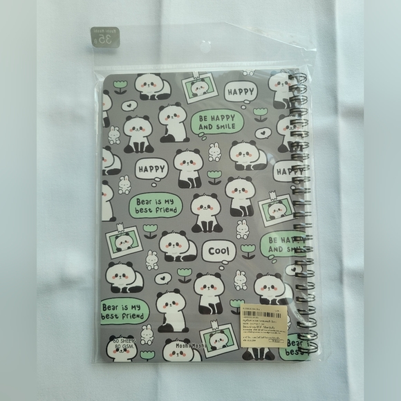 Panda Spiral Notebook - Picture 5 of 5